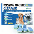 15Pack Washer Machine Cleaner Tablets, for Pet Owners