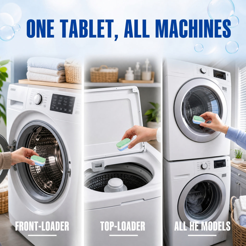 15Pack Washer Machine Cleaner Tablets, for Pet Owners